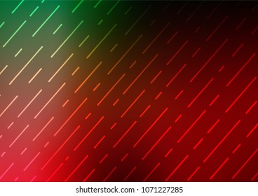 Dark Green, Red vector doodle blurred template. Creative illustration in blurred style with doodles and Zen tangles. A new texture for your design.