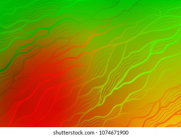 Dark Green, Red vector doodle blurred pattern. Brand-new colored illustration in blurry style with doodles. The doodle design can be used for your web site.