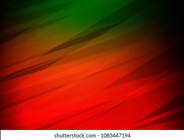 Dark Green, Red vector doodle blurred background. Modern geometrical abstract illustration with doodles. The template can be used as a background for cell phones.