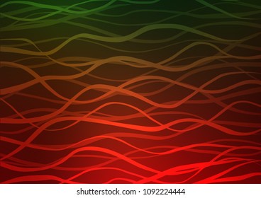 Dark Green, Red vector doodle blurred background. A completely new color illustration in doodle style. The elegant pattern can be used as a part of a brand book.