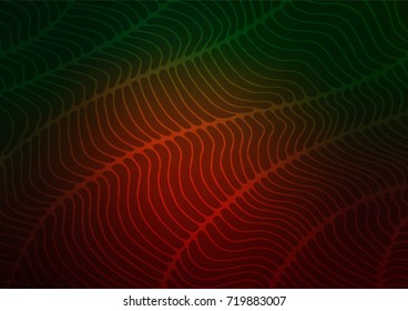 Dark Green, Red vector doodle blurred pattern. Sketchy hand drawn doodles on blurred background. Brand-new style for your business design.