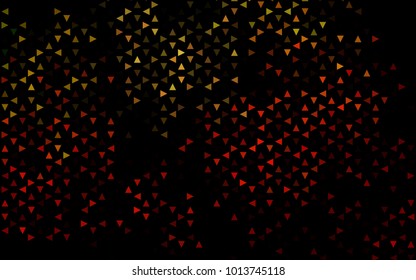 Dark Green, Red vector geometric simple minimalistic background, which consist of triangles on white background. Triangular pattern with gradient for your business design. 