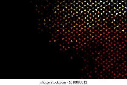Dark Green, Red vector geometric simple minimalistic background, which consist of triangles on white background. Triangular pattern with gradient for your business design. 
