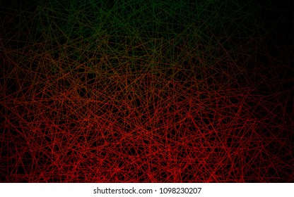 Dark Green, Red vector geometric simple minimalistic background, which consist of triangles on white background. Triangular pattern with gradient for your business design. 