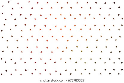 Dark Green, Red vector geometric simple minimalistic background, which consist of triangles on white background. Triangular pattern with gradient for your business design. 