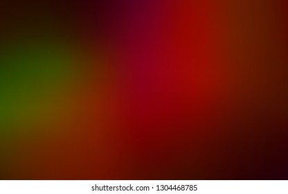 Dark Green, Red vector glossy abstract background. Abstract colorful illustration with gradient. Background for a cell phone.
