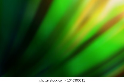 Dark Green, Red vector glossy abstract background. Creative illustration in halftone style with gradient. New design for your business.