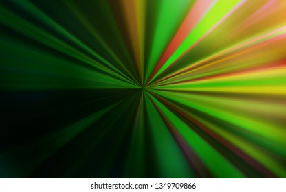 Dark Green, Red vector glossy abstract background. Creative illustration in halftone style with gradient. Smart design for your work.