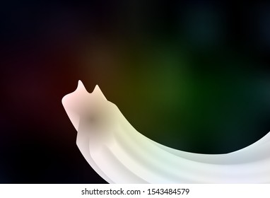 Dark Green, Red vector glossy abstract background. Colorful abstract illustration with gradient. Elegant background for a brand book.