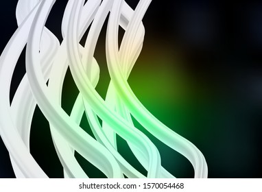 Dark Green, Red vector glossy abstract layout. Creative illustration in halftone style with gradient. Blurred design for your web site.