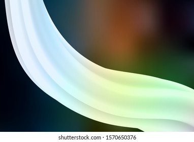 Dark Green, Red vector glossy abstract backdrop. Abstract colorful illustration with gradient. Elegant background for a brand book.