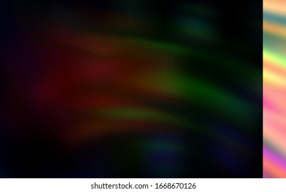 Dark Green, Red vector glossy abstract layout. Colorful illustration in abstract style with gradient. New style for your business design.