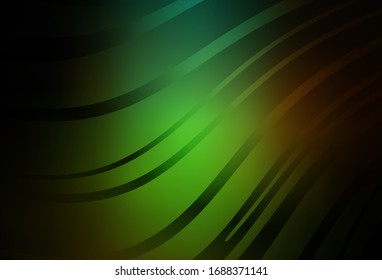 El verde oscuro, el rojo vector brillante fondo abstracto. Una ilustración de color completamente nueva en un estilo borroso. Fondo para un teléfono móvil.