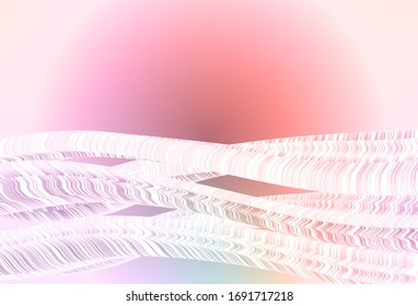Dark Green, Red vector glossy abstract background. Modern abstract illustration with gradient. Blurred design for your web site.