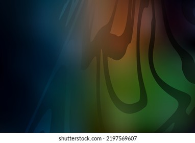 Dark Green, Red vector glossy abstract backdrop. Glitter abstract illustration with gradient design. Background for a cell phone.