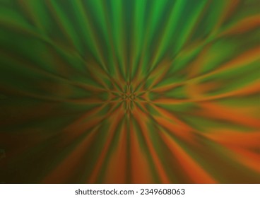 Dark Green, Red vector glossy abstract template. Glitter abstract illustration with an elegant design. A completely new template for your design.