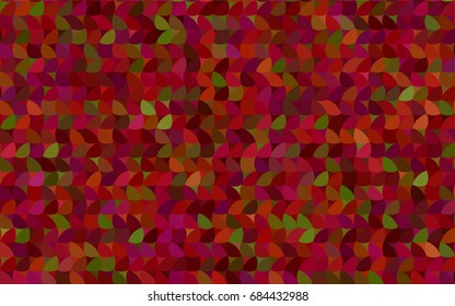 Dark Green, Red vector illustration which consist of circles. Dotted gradient design for your business. Creative geometric background in halftone style with colored spots.