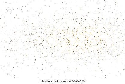 Dark Green, Red vector illustration which consist of circles. Dotted gradient design for your business. Creative geometric background in halftone style with colored spots.