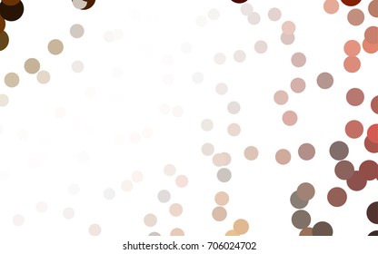 Dark Green, Red vector illustration which consist of circles. Dotted gradient design for your business. Creative geometric background in halftone style with colored spots.