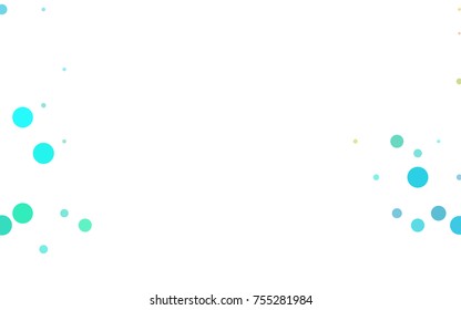 Dark Green, Red vector illustration which consist of circles. Dotted gradient design for your business. Creative geometric background in halftone style with colored spots.