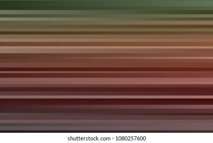 Dark Green, Red vector layout with flat lines. Modern geometrical abstract illustration with staves. The pattern can be used as ads, poster, banner for commercial.