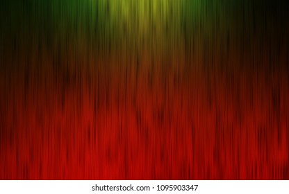 Dark Green, Red vector layout with flat lines. Shining colored illustration with narrow lines. Best design for your ad, poster, banner.