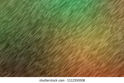 Dark Green, Red vector layout with flat lines. Decorative shining illustration with lines on abstract template. Best design for your ad, poster, banner.