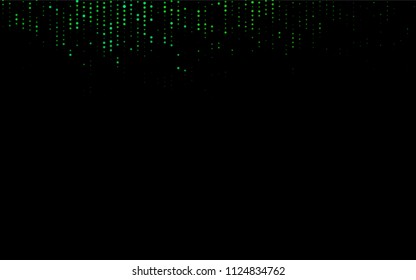 Dark Green, Red vector  layout with circle shapes. Blurred decorative design in abstract style with bubbles. Pattern can be used as texture of water, rain drops.