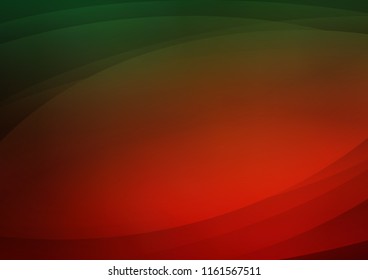 Dark Green, Red vector layout with flat lines. Modern geometrical abstract illustration with staves. Smart design for your business advert.