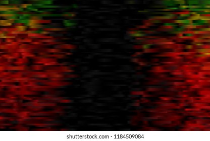 Dark Green, Red vector layout with flat lines. Shining colored illustration with narrow lines. The pattern can be used for busines ad, booklets, leaflets