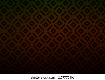 Dark Green, Red vector layout with lines, rectangle. Glitter abstract illustration with colorful lines, rhombuses. Backdrop for TV commercials.