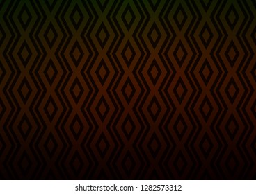 Dark Green, Red vector layout with lines, rectangle. Colorful decorative design in simple style with lines, rhombuses. Backdrop for TV commercials.
