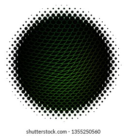 Dark Green, Red vector layout with circles. Abstract illustration with colorful spots in nature style. Pattern for booklets, leaflets.