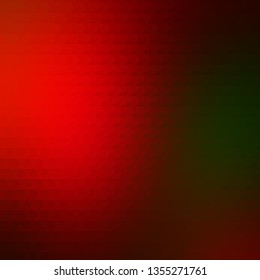 Dark Green, Red vector layout with lines. Repeated lines on abstract background with gradient. Pattern for booklets, leaflets.