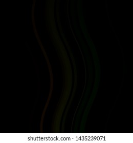 Dark Green, Red vector layout with wry lines. Illustration in abstract style with gradient curved.  Pattern for websites, landing pages.