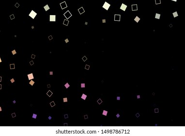 Dark Green, Red vector layout with rectangles, squares. Glitter abstract illustration with rectangular shapes. Pattern for busines booklets, leaflets.