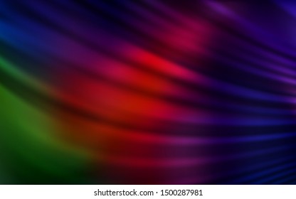 Dark Green, Red vector layout with wry lines. Shining colorful illustration in simple style. Elegant pattern for a brand book.