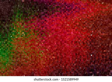 Dark Green, Red vector layout with lines, rectangles. Decorative design in abstract style with rectangles. Smart design for your business advert.