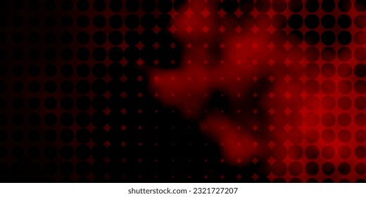Dark Green, Red vector layout with circles. Abstract colorful disks on simple gradient background. Pattern for booklets, leaflets.