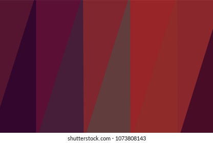 Dark Green, Red vector low poly cover. Shining colored illustration in a new style. A completely new template for your business design.