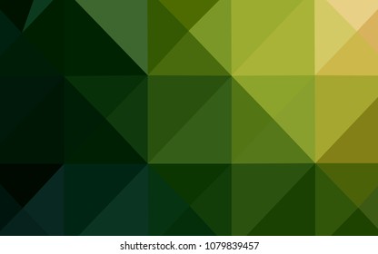 Dark Green, Red vector low poly texture. Colorful illustration in polygonal style with gradient. That pattern can be used as a part of a brand book.