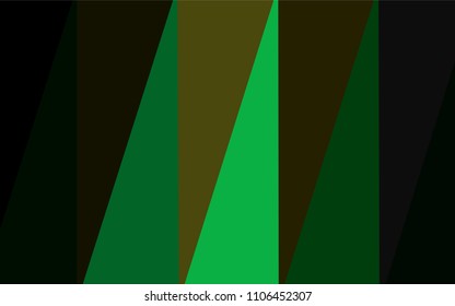 Dark Green, Red vector low poly layout. Geometric illustration in Origami style with gradient.  A new texture for your design.