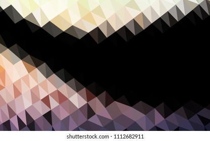 Dark Green, Red vector low poly texture. Modern geometrical abstract illustration with gradient. A new texture for your design.