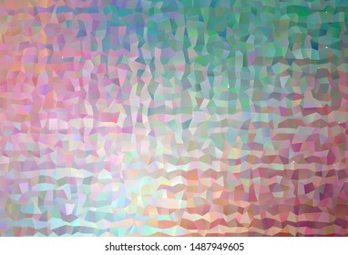 Dark Green, Red vector low poly layout. Colorful illustration in abstract style with triangles. Polygonal design for your web site.