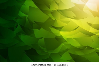 Dark Green, Red vector low poly background. Colorful abstract illustration with triangles. Template for cell phone's backgrounds.