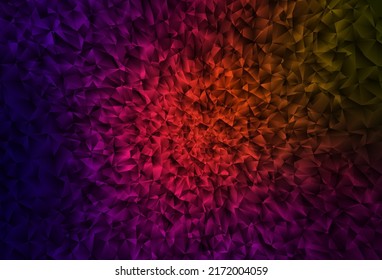 Verde oscuro, vectores rojos bajo diseño de polos. Muestra con formas poligonales. Patrón texturizado para sus antecedentes.