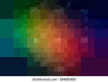 Dark Green, Red vector Low poly crystal background. Polygon design pattern. Low poly illustration, low polygon background.