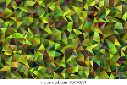 Dark Green, Red vector low poly pattern. Colorful illustration in abstract style with gradient. A completely new template for your business design.