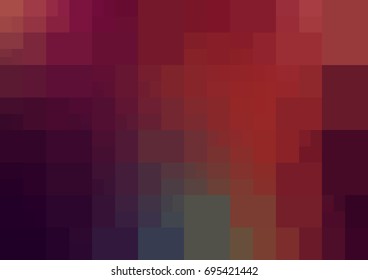 Dark Green, Red vector Low poly crystal background. Polygon design pattern. Low poly illustration, low polygon background.