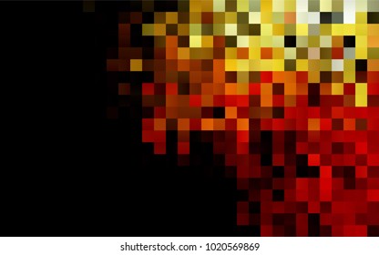 Dark Green, Red vector modern geometrical background. Abstract template. Geometric pattern in square style with gradient.